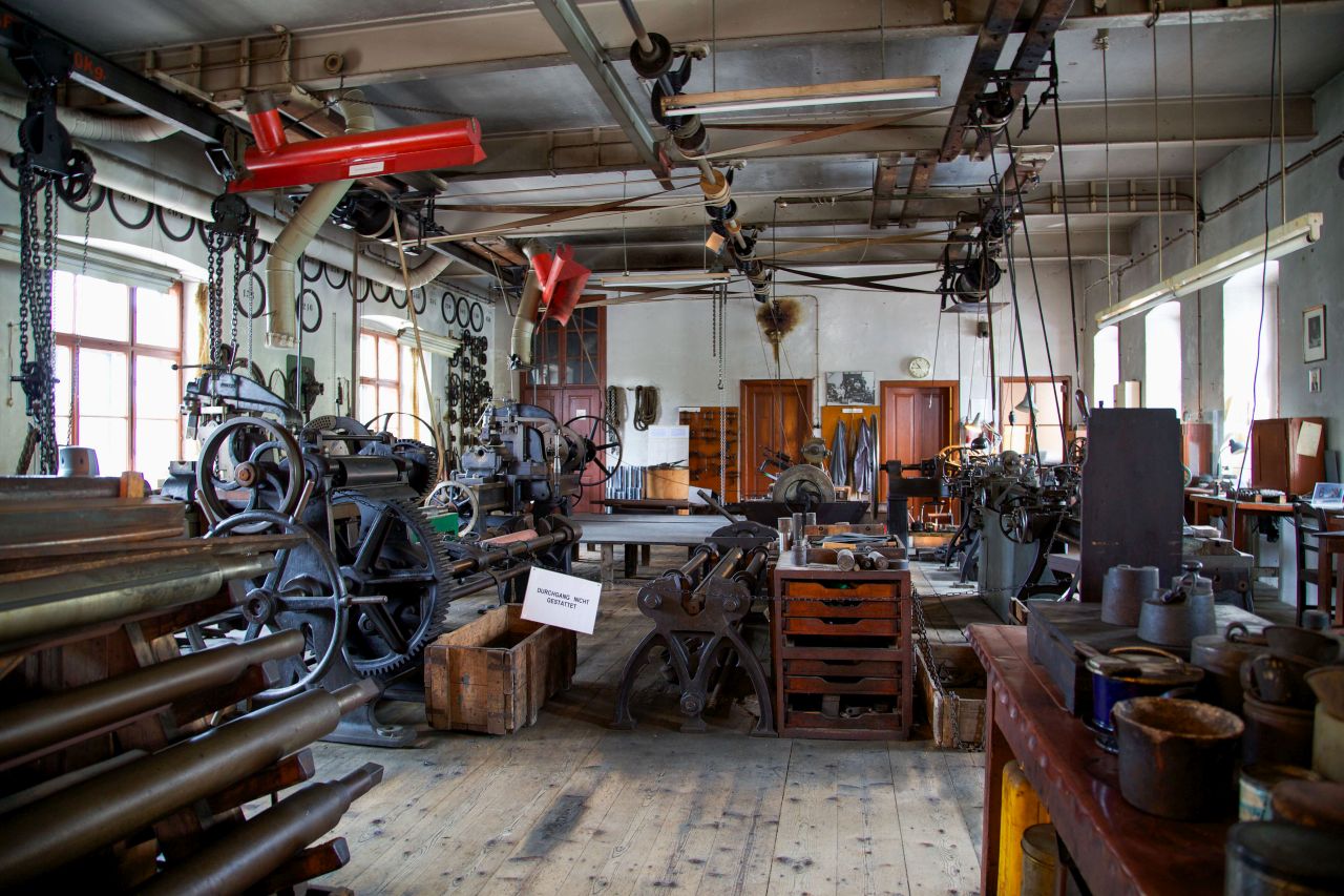 Blick in die ehem. Fabrik
